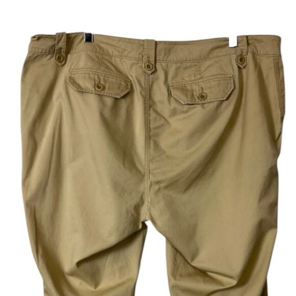 Lauren Ralph Lauren Pants Khaki Carfo Pocket Tan Safari Women’s Plus Size 18W - Picture 6 of 9